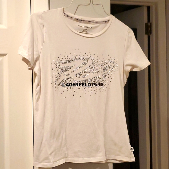 Karl Lagerfeld Tshirt Exception Top Light Grey main image 0